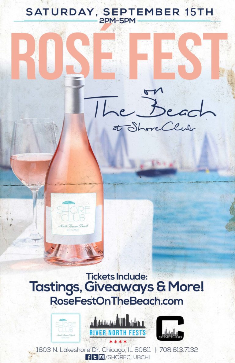 Rosé Fest on the Beach Chicago Rosé Tasting Festival at North Ave Beach