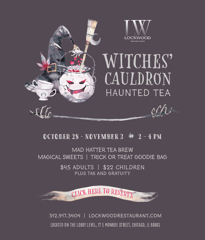 Witches Cauldron Haunted Tea Flyer